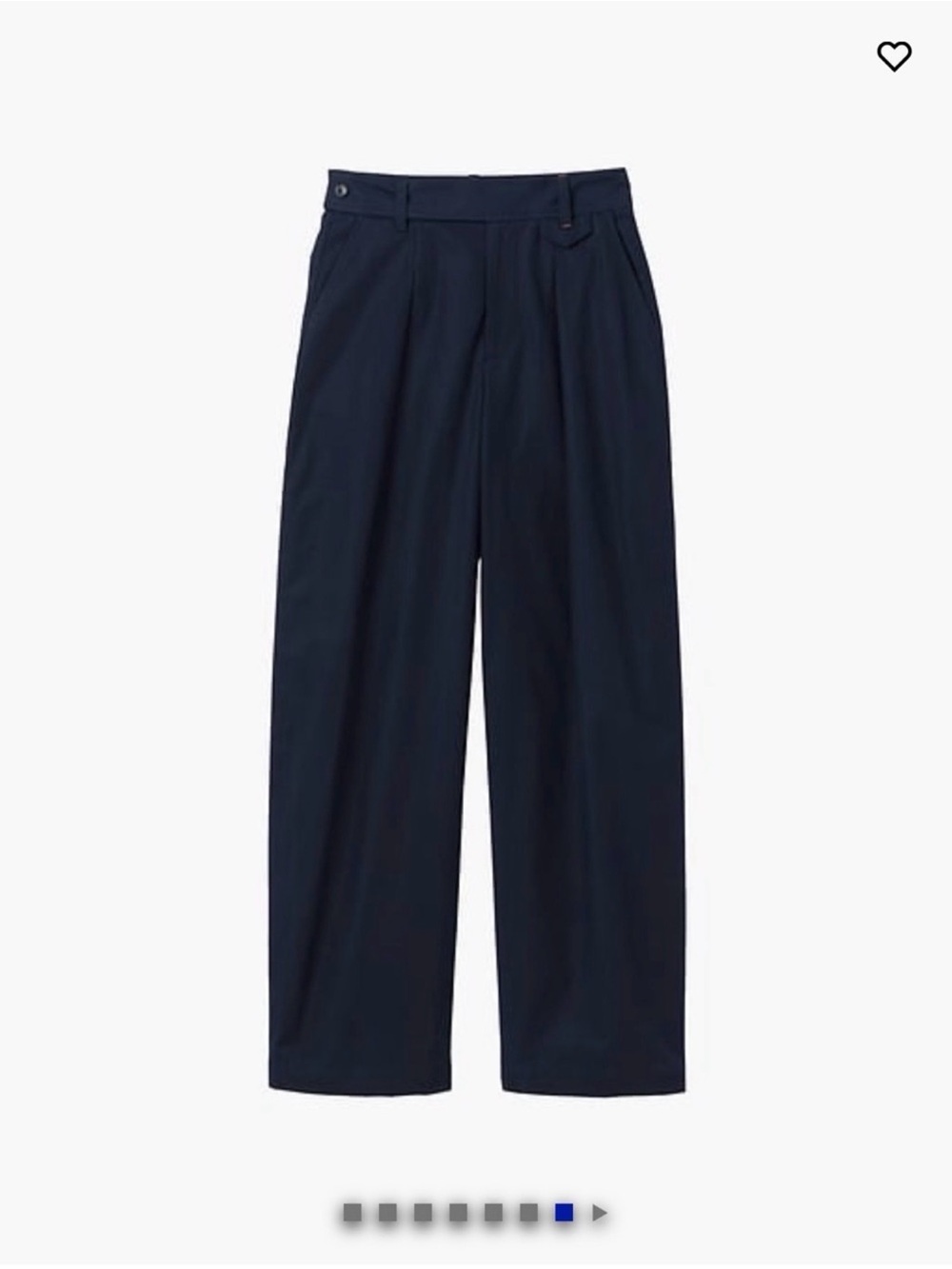 GAP x Victoria Beckham High Rise pleated arc trouser - Picture 2 of 3
